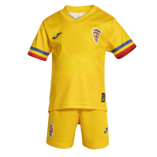 Dres Rumunija Domaci za djecu EP 2024 Kratak Rukav (+ kratke hlače)